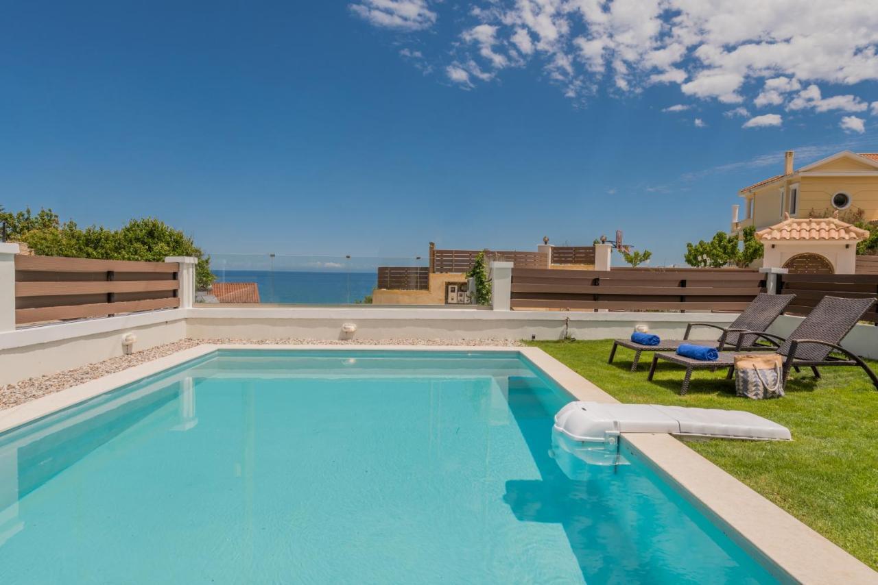 Astarte Villas - Villa Siesta With Private Pool Argassi Esterno foto